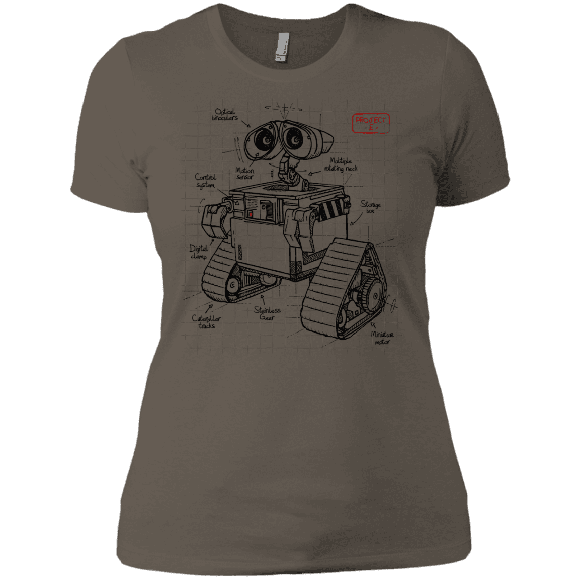 T-Shirts Warm Grey / X-Small WALL-E Plan Women's Premium T-Shirt