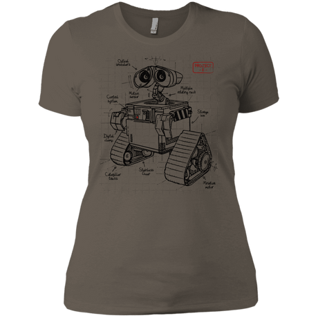 T-Shirts Warm Grey / X-Small WALL-E Plan Women's Premium T-Shirt