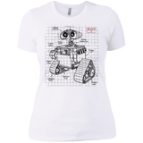T-Shirts White / X-Small WALL-E Plan Women's Premium T-Shirt