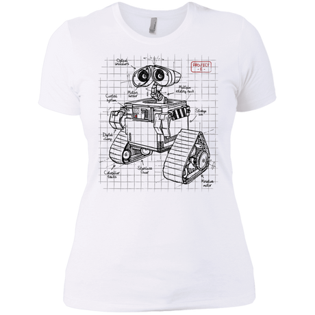T-Shirts White / X-Small WALL-E Plan Women's Premium T-Shirt