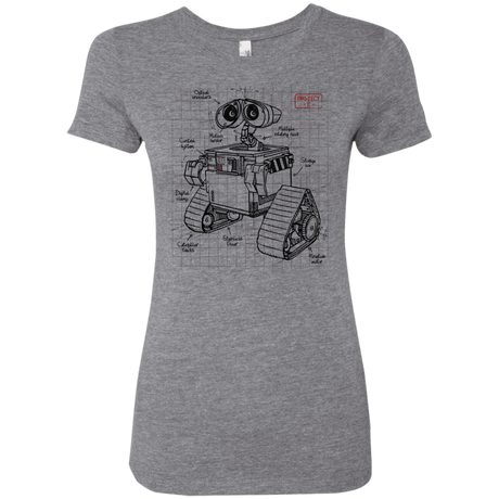 T-Shirts Premium Heather / S WALL-E Plan Women's Triblend T-Shirt