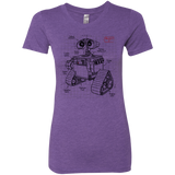 T-Shirts Purple Rush / S WALL-E Plan Women's Triblend T-Shirt