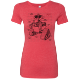 T-Shirts Vintage Red / S WALL-E Plan Women's Triblend T-Shirt
