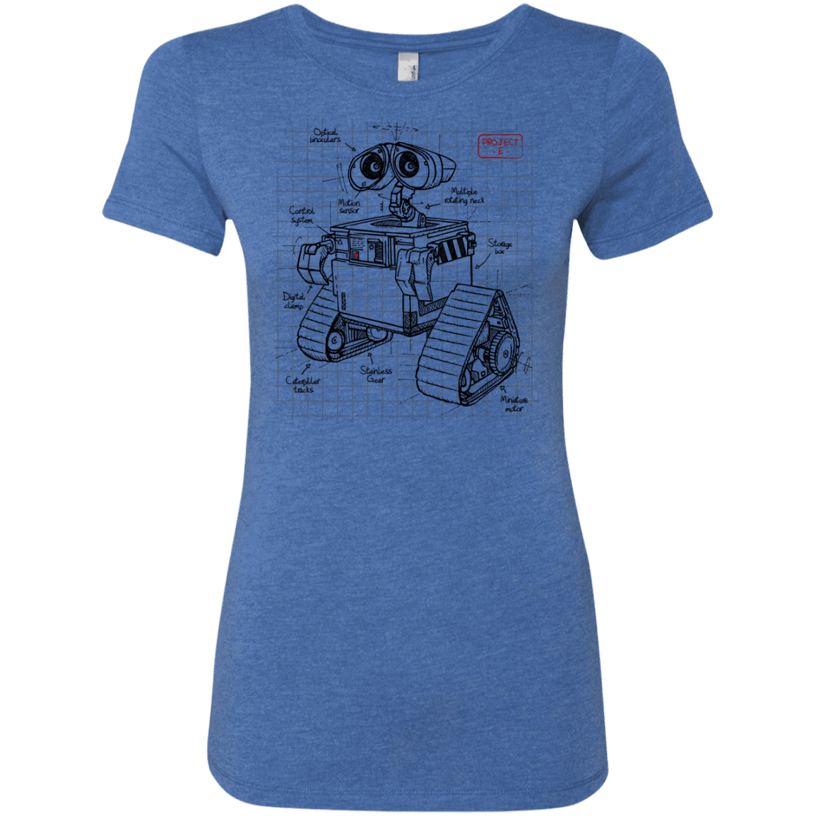T-Shirts Vintage Royal / S WALL-E Plan Women's Triblend T-Shirt