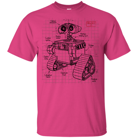 T-Shirts Heliconia / YXS WALL-E Plan Youth T-Shirt