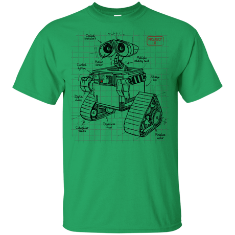 T-Shirts Irish Green / YXS WALL-E Plan Youth T-Shirt