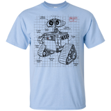 T-Shirts Light Blue / YXS WALL-E Plan Youth T-Shirt
