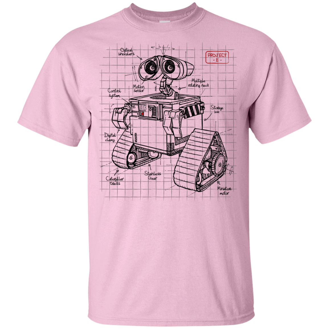 T-Shirts Light Pink / YXS WALL-E Plan Youth T-Shirt