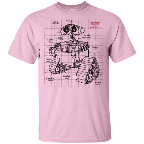 T-Shirts Light Pink / YXS WALL-E Plan Youth T-Shirt