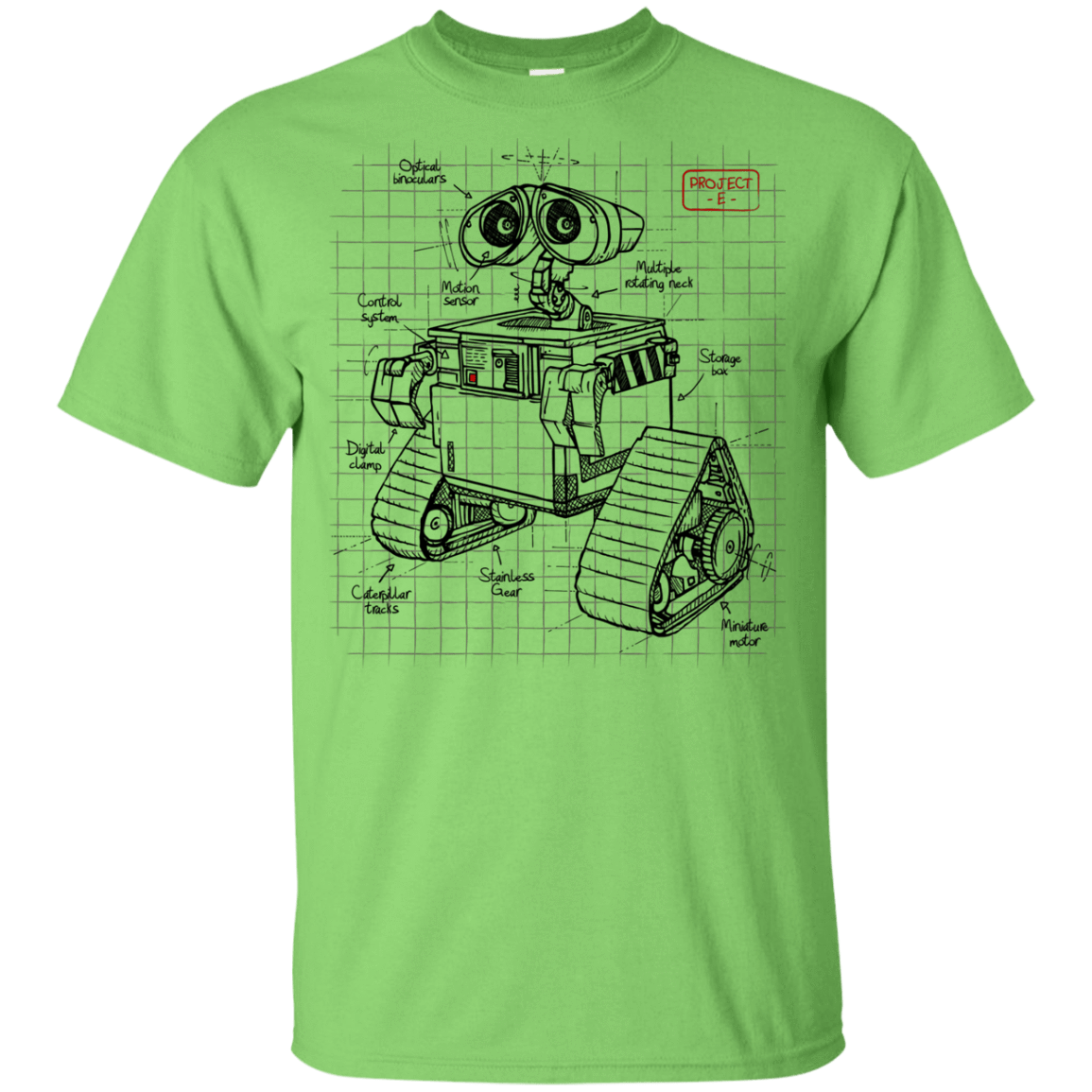 T-Shirts Lime / YXS WALL-E Plan Youth T-Shirt