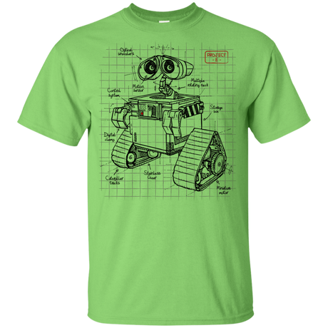 T-Shirts Lime / YXS WALL-E Plan Youth T-Shirt