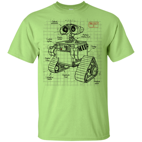 T-Shirts Mint Green / YXS WALL-E Plan Youth T-Shirt