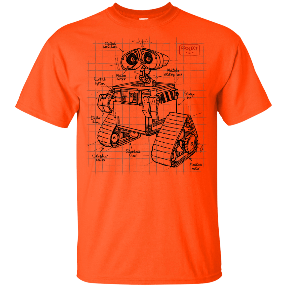 T-Shirts Orange / YXS WALL-E Plan Youth T-Shirt