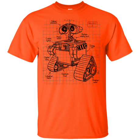 T-Shirts Orange / YXS WALL-E Plan Youth T-Shirt