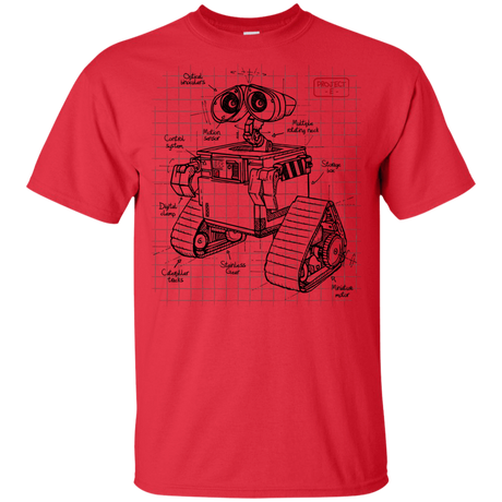 T-Shirts Red / YXS WALL-E Plan Youth T-Shirt