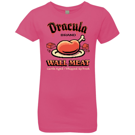 T-Shirts Hot Pink / YXS Wall Meat Girls Premium T-Shirt