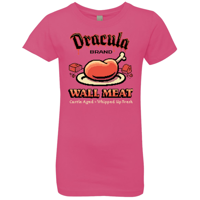 T-Shirts Hot Pink / YXS Wall Meat Girls Premium T-Shirt