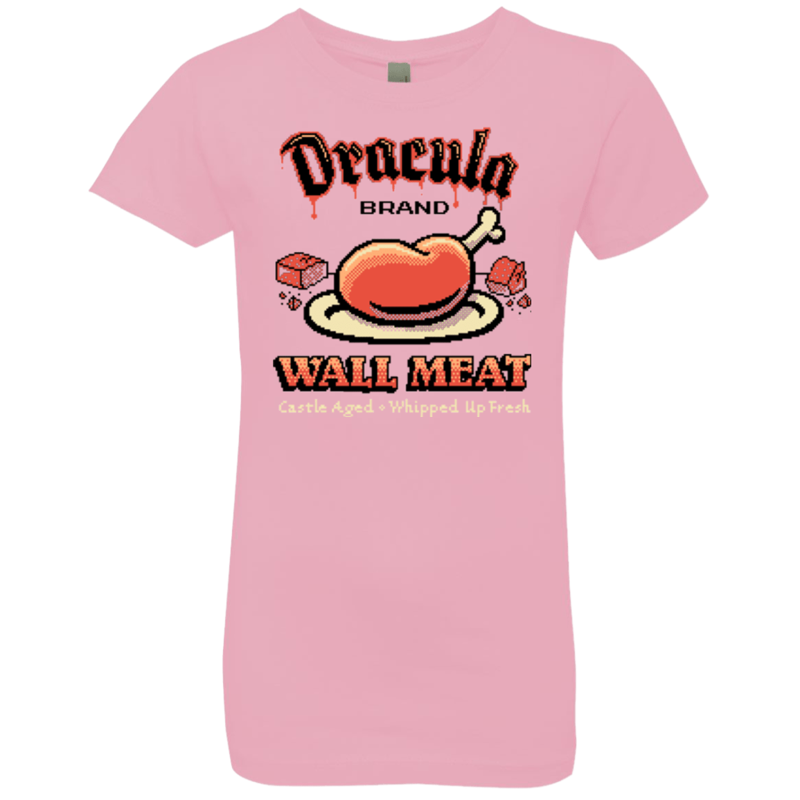 T-Shirts Light Pink / YXS Wall Meat Girls Premium T-Shirt