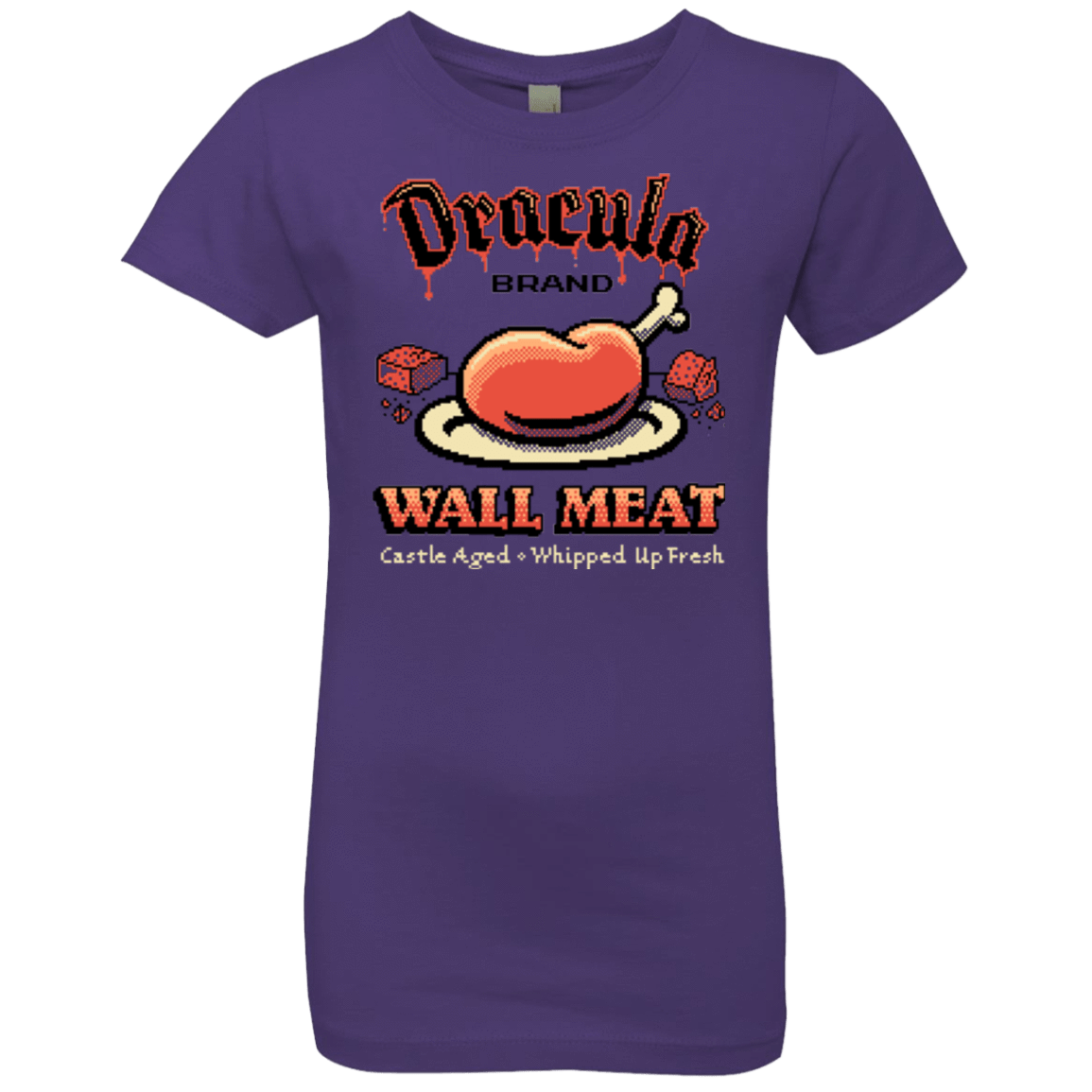 T-Shirts Purple Rush / YXS Wall Meat Girls Premium T-Shirt