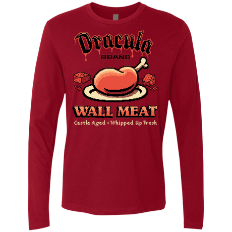 T-Shirts Cardinal / Small Wall Meat Men's Premium Long Sleeve
