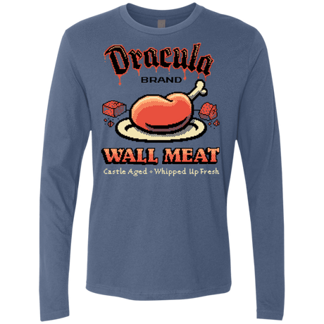 T-Shirts Indigo / Small Wall Meat Men's Premium Long Sleeve