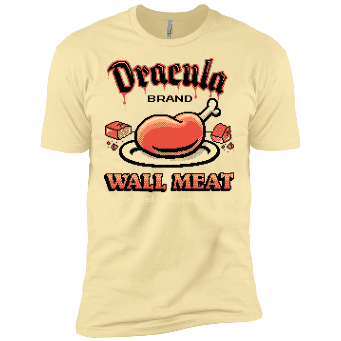 T-Shirts Banana Cream / X-Small Wall Meat Men's Premium T-Shirt