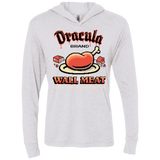 T-Shirts Heather White / X-Small Wall Meat Triblend Long Sleeve Hoodie Tee