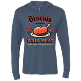 T-Shirts Indigo / X-Small Wall Meat Triblend Long Sleeve Hoodie Tee