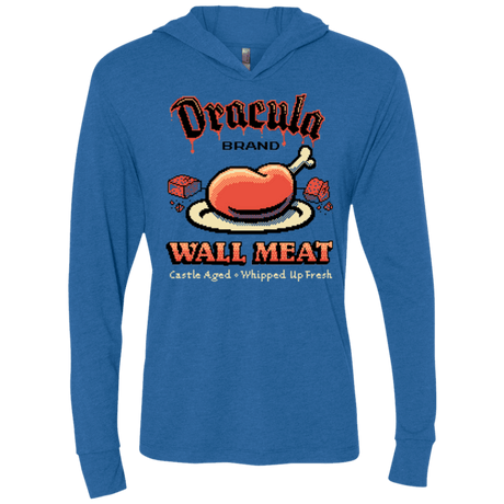 T-Shirts Vintage Royal / X-Small Wall Meat Triblend Long Sleeve Hoodie Tee