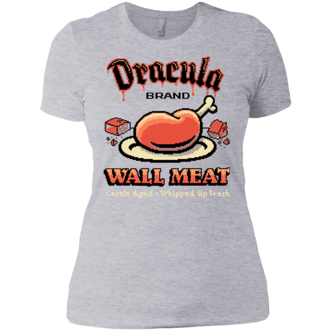 T-Shirts Heather Grey / X-Small Wall Meat Women's Premium T-Shirt