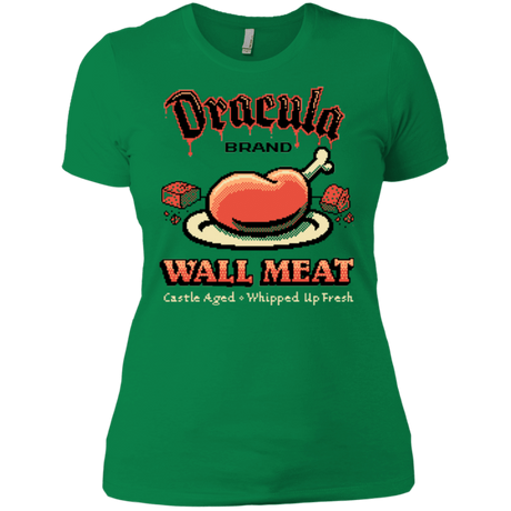 T-Shirts Kelly Green / X-Small Wall Meat Women's Premium T-Shirt