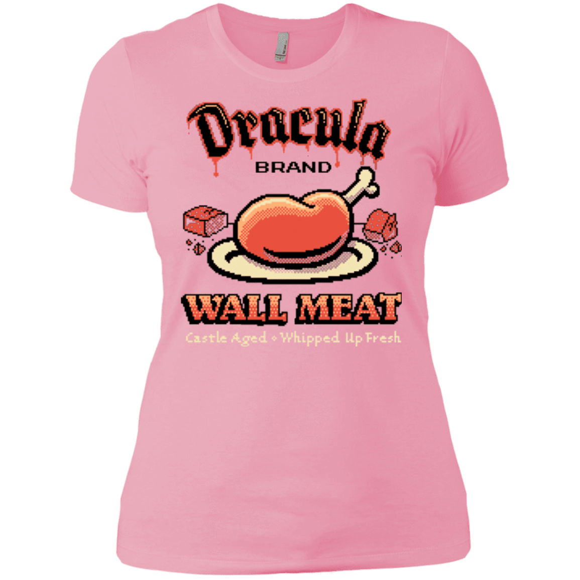 T-Shirts Light Pink / X-Small Wall Meat Women's Premium T-Shirt