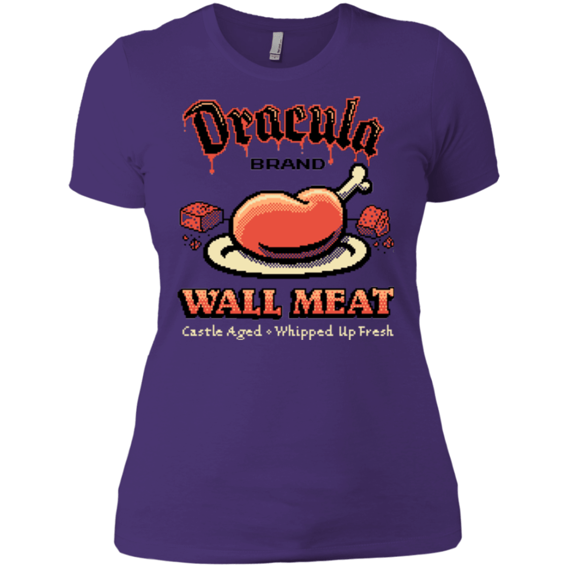 T-Shirts Purple / X-Small Wall Meat Women's Premium T-Shirt