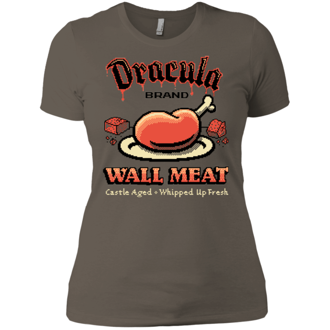 T-Shirts Warm Grey / X-Small Wall Meat Women's Premium T-Shirt