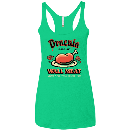 T-Shirts Envy / X-Small Wall Meat Women's Triblend Racerback Tank