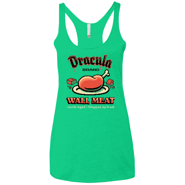 T-Shirts Envy / X-Small Wall Meat Women's Triblend Racerback Tank