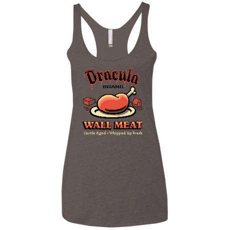 T-Shirts Macchiato / X-Small Wall Meat Women's Triblend Racerback Tank