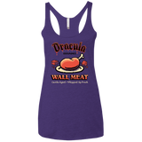T-Shirts Purple / X-Small Wall Meat Women's Triblend Racerback Tank
