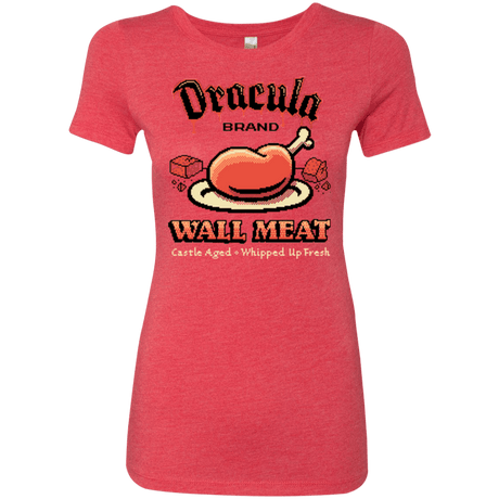 T-Shirts Vintage Red / Small Wall Meat Women's Triblend T-Shirt