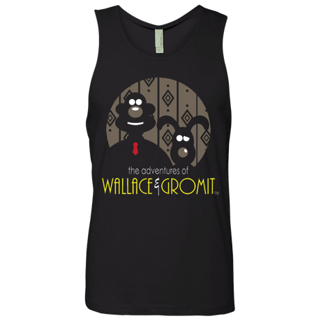 T-Shirts Black / Small Wallace & Gromit Men's Premium Tank Top
