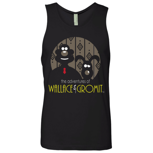 T-Shirts Black / Small Wallace & Gromit Men's Premium Tank Top