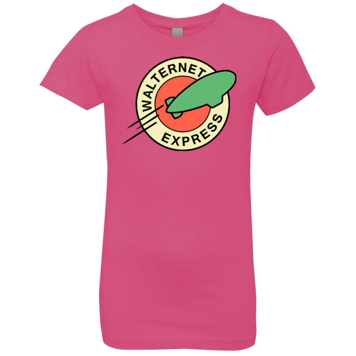 T-Shirts Hot Pink / YXS Walternet Express Girls Premium T-Shirt
