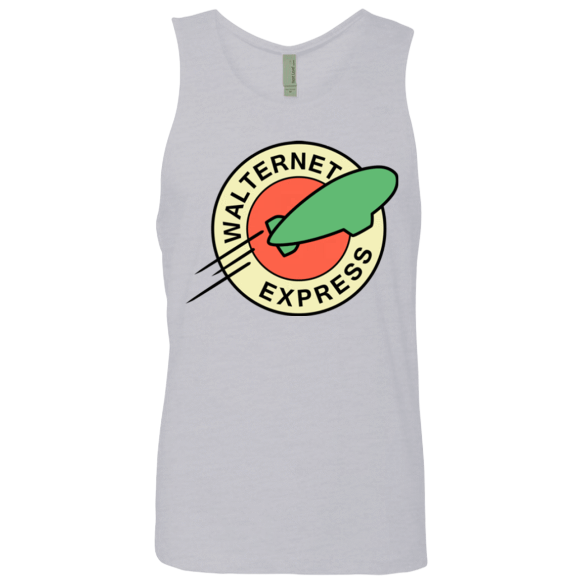 T-Shirts Heather Grey / Small Walternet Express Men's Premium Tank Top