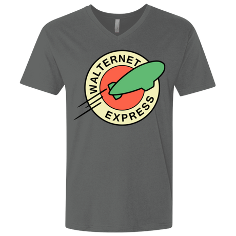 T-Shirts Heavy Metal / X-Small Walternet Express Men's Premium V-Neck