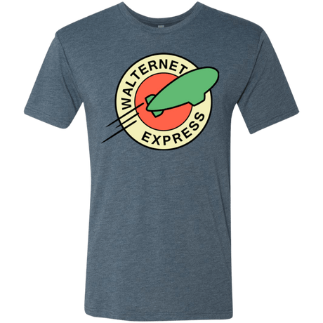 T-Shirts Indigo / Small Walternet Express Men's Triblend T-Shirt