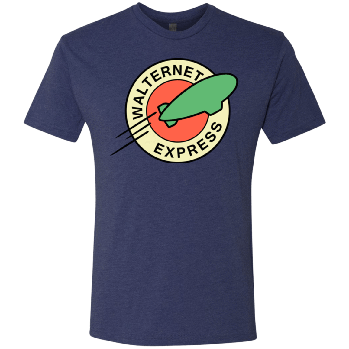 T-Shirts Vintage Navy / Small Walternet Express Men's Triblend T-Shirt