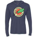 T-Shirts Vintage Navy / X-Small Walternet Express Triblend Long Sleeve Hoodie Tee