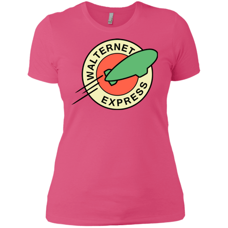 T-Shirts Hot Pink / X-Small Walternet Express Women's Premium T-Shirt