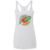T-Shirts Heather White / X-Small Walternet Express Women's Triblend Racerback Tank