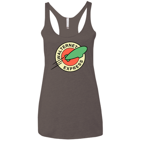 T-Shirts Macchiato / X-Small Walternet Express Women's Triblend Racerback Tank